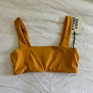 NWT DAILY DRILLS GO! Honey gold Lawson Bra